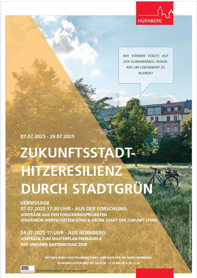 Zukunftsstadt – Hitzeresilienz durch Stadtgrün (Vernisage & Vorträge)