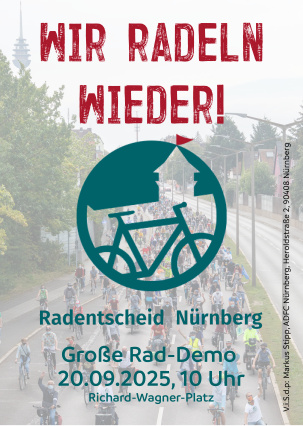 Rad-Demo: Jetzt handeln statt vertrösten!
