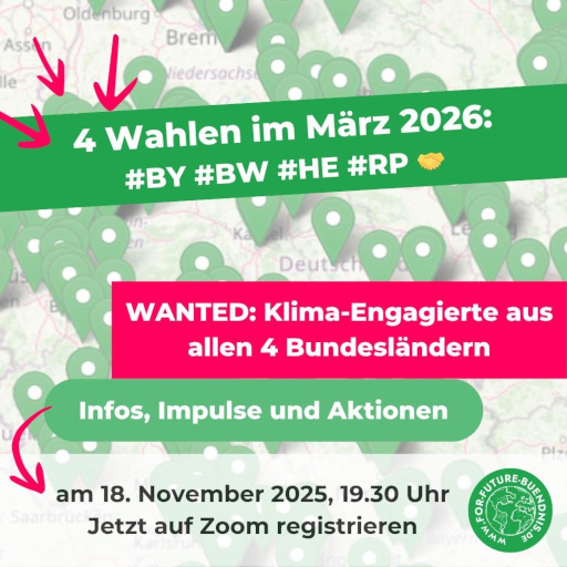 4 Wahlen im März 2026: Wir vernetzen uns! (Webinar)