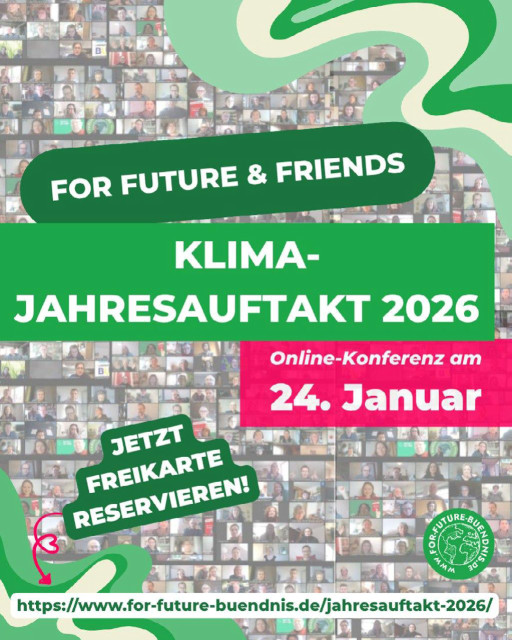 KLIMA-JAHRESAUFTAKT 2026 (online)