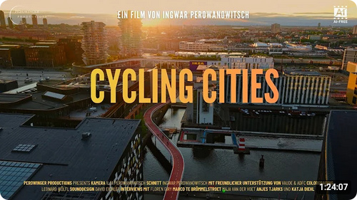 Bild der Kopenhagener Fahrradbrücke mit dem Filmtitel davor