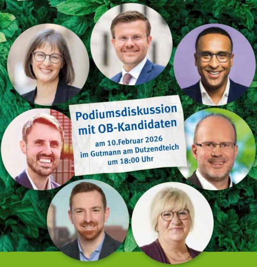 Podiumsdiskussion mit den OB-Kandidatinnen