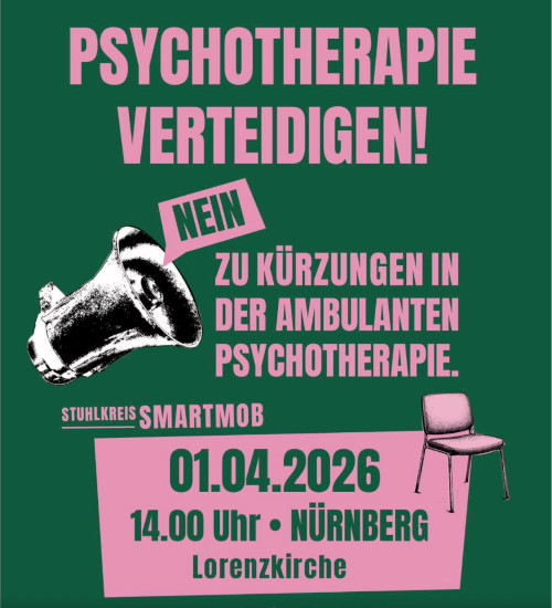 NEIN zu Kürzungen der ambulanten Psychotherapie