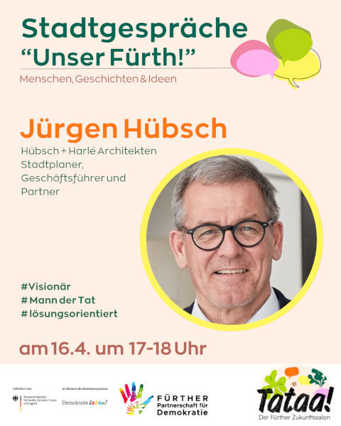 Stadtgespräch Fürth mit Jürgen Hübsch
