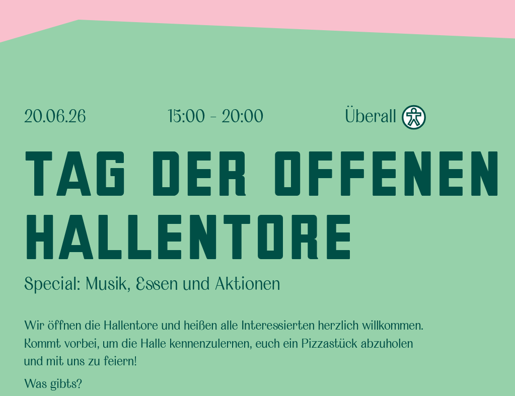 Tag der offenen Hallentore