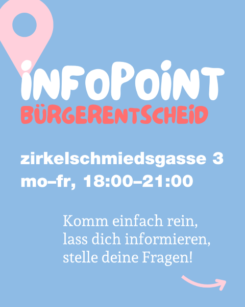 Infopoint Frankenschnellweg-Bürgerentscheid