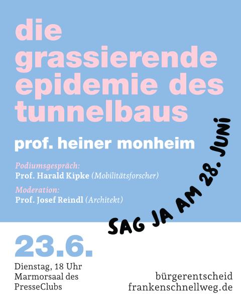 Die grassierende Epidemie des Tunnelbaus