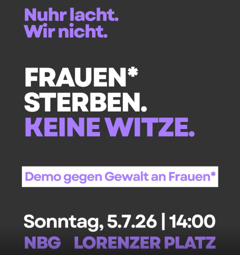Demo gegen Gewalt an Frauen