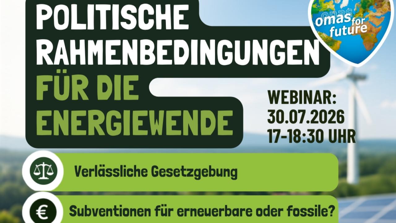 Politische Rahmenbedingungen der Energiewende