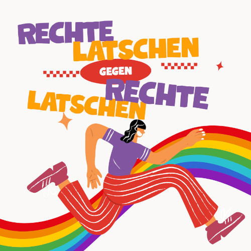 Rechte latschen gegen rechte Latschen