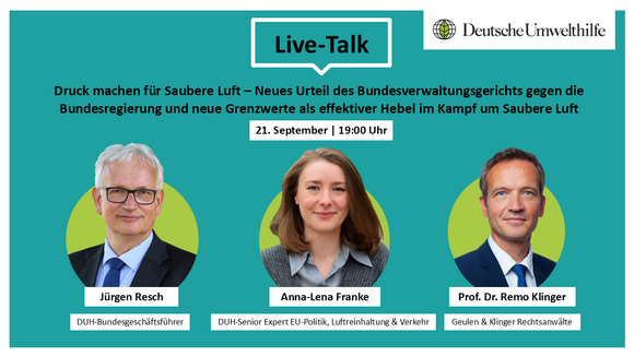 Druck machen für Saubere Luft