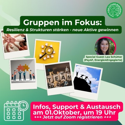 Gruppen im Fokus - Resilienz stärken & neue Aktive gewinnen
